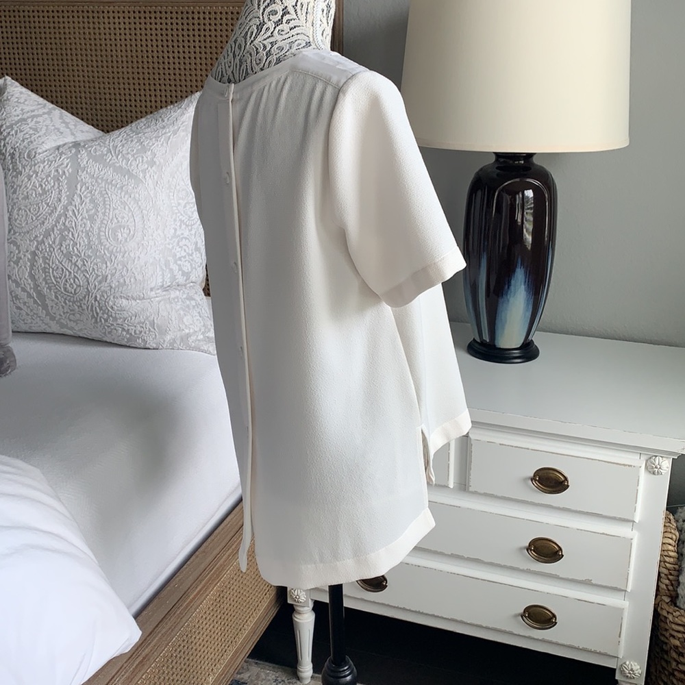 Madewell White Short Sleeve Pocket Tee - Picture 3 of 10
